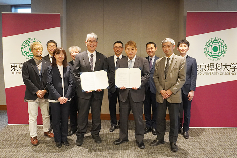 本学創域理工学部と茗渓学園中学校高等学校が高大連携に係る協定を締結