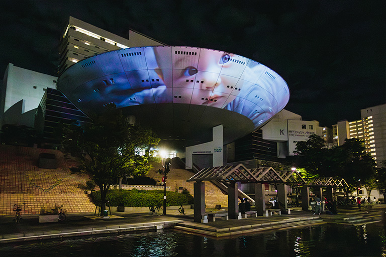 工学研究科 情報工学専攻 修士課程2年 湊 祐太朗さんがKobe Projection Mapping Awardに入選